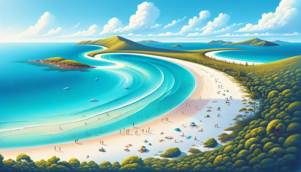 A picturesque Australian beach landscape